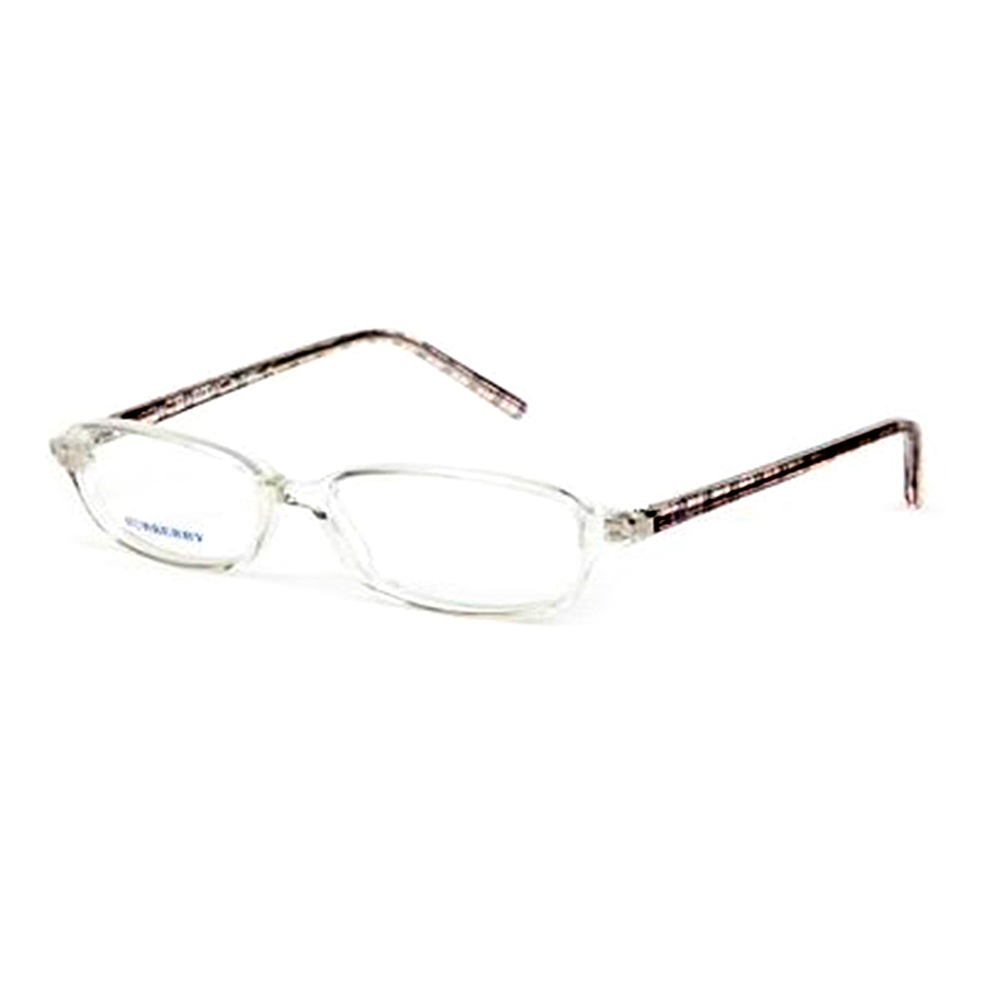 Designer Closeout BURBERRY reading glass (-4.0D) Acetate frame with Burberry Check temple- White