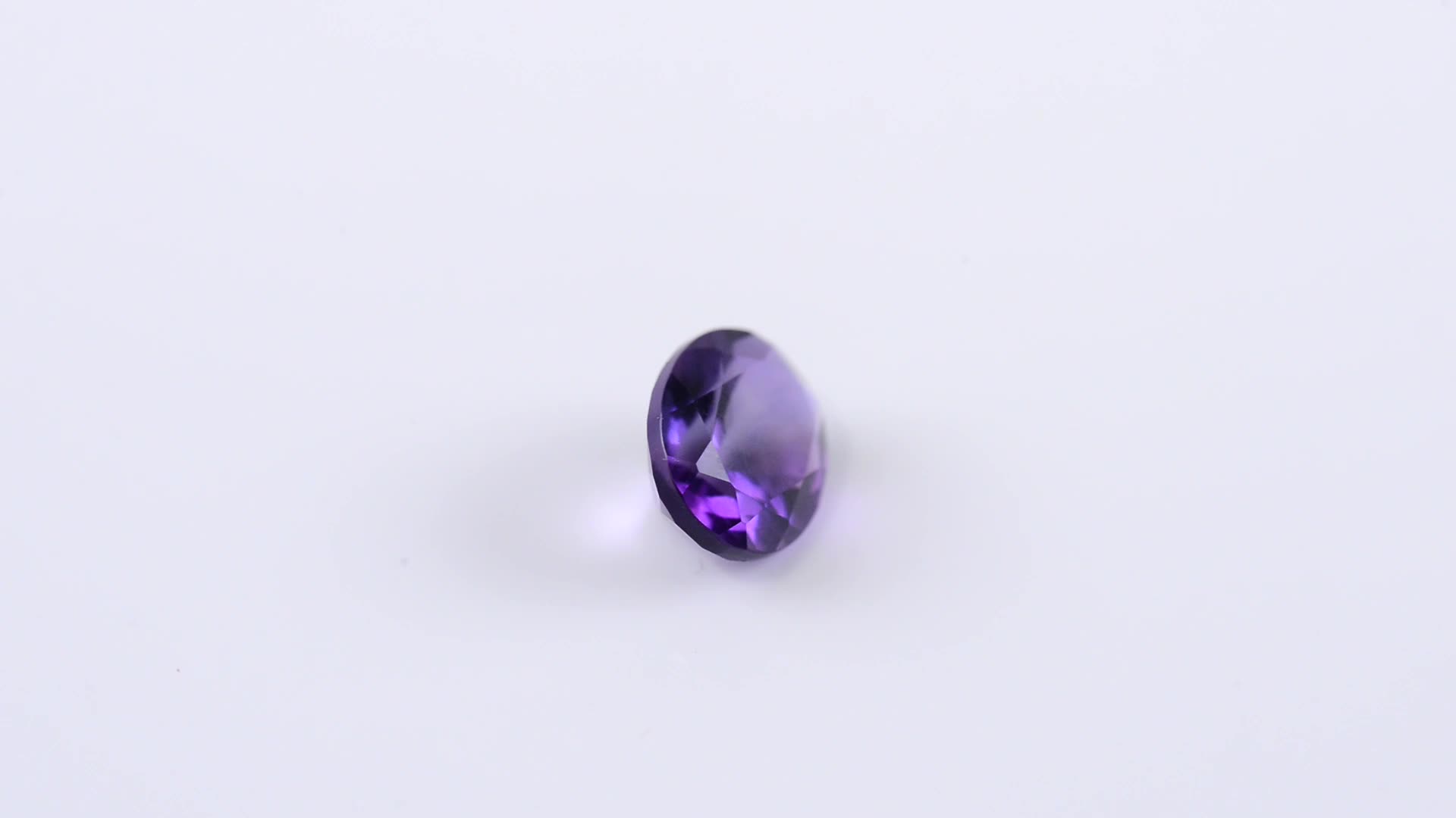 Améthyste Naturelle D'Uruguay Pourpre 7x5 Mm Non Traitée 0.83 Carats Rare