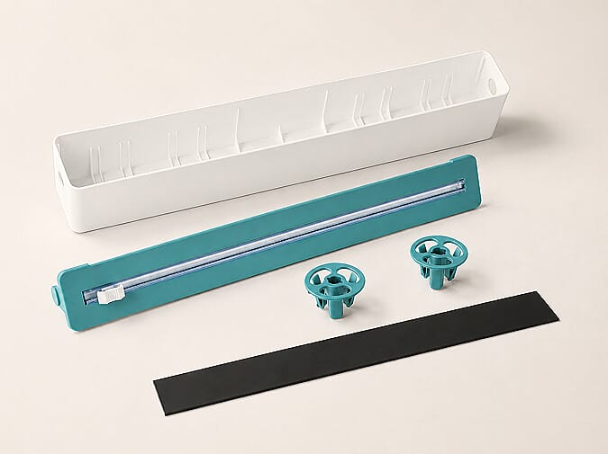Cling Film Cutter full kit contents