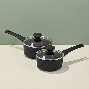 14cm saucepan with lid — forged carbon cookware set