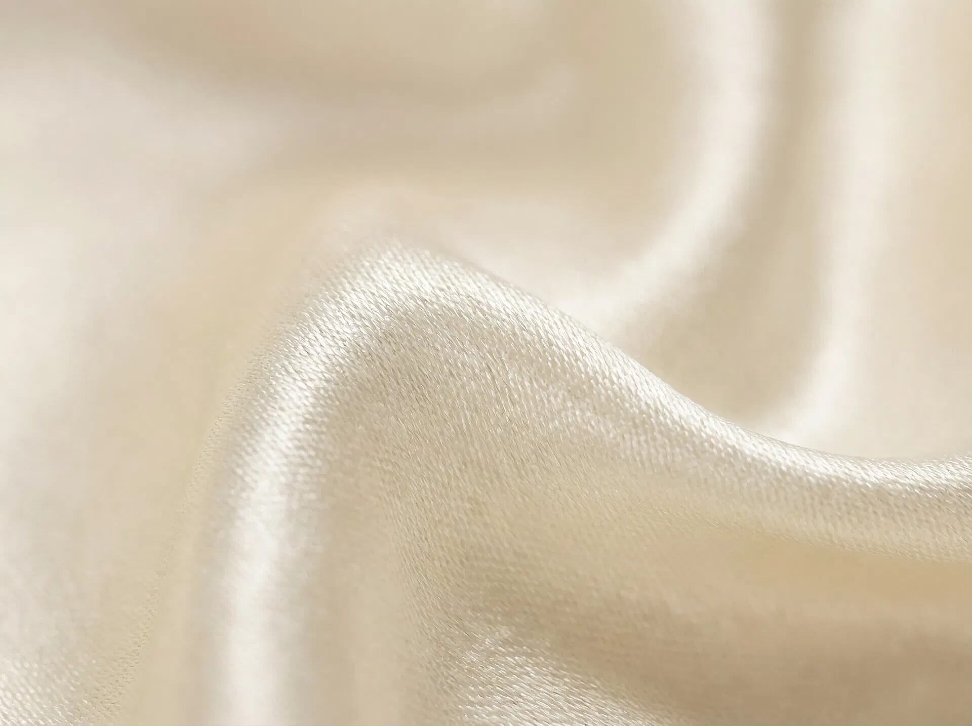 Close-up of pure mulberry silk fabric