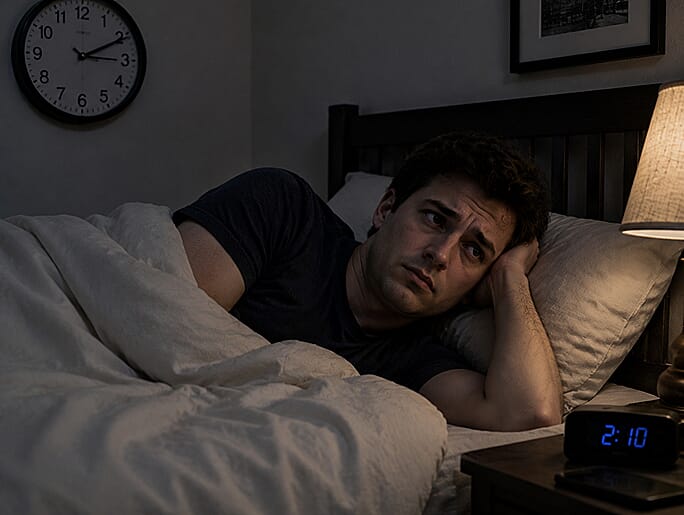 Restless sleep caused by wrong bedding