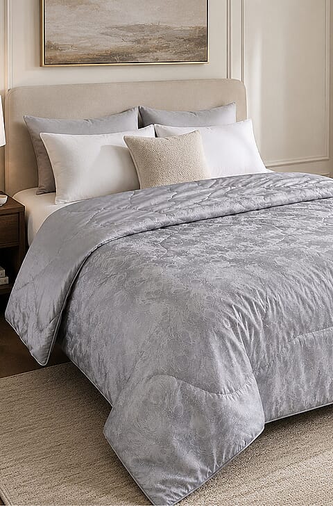 Hush Haven quilt — lifestyle bedroom scene