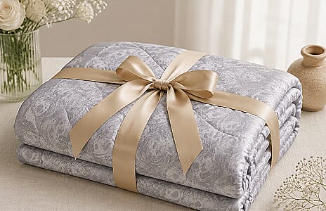 Hush Haven quilt premium gift box packaging