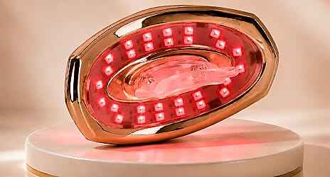 Infrared light therapy for lips