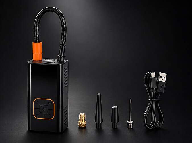 Digital Tyre Inflator full kit contents