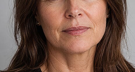 Visible fine lines and wrinkles on skin