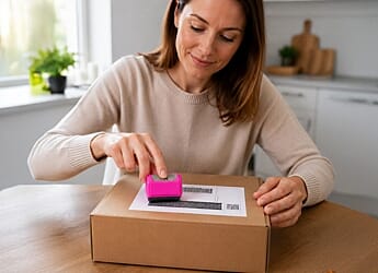 Use on parcels and delivery boxes