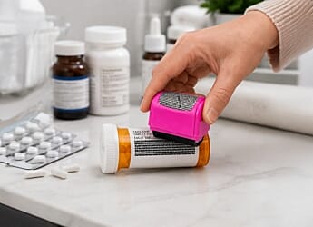 Use on medicine bottles