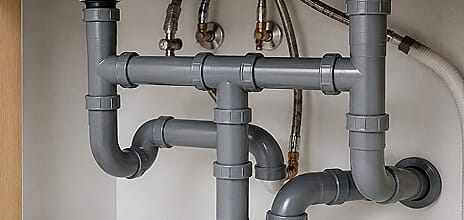Utility room and household pipe maintenance