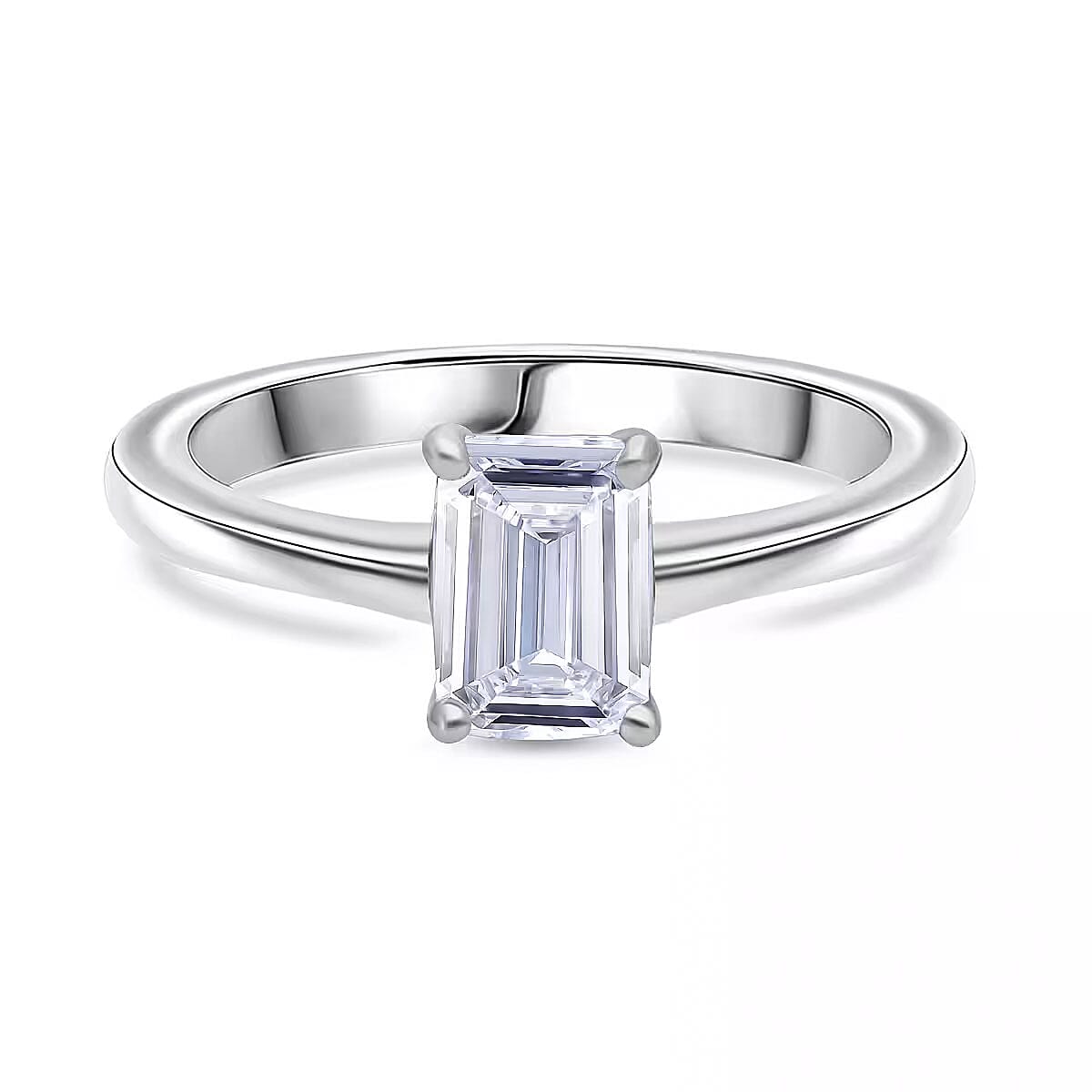 LUXURIANT 1 Carat Lab Grown Diamond Solitaire Ring in 950 Platinum