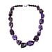 Amethyst and Enhanced Quartzite Necklace (Size 20) in Silver Tone 610.00 Ct.