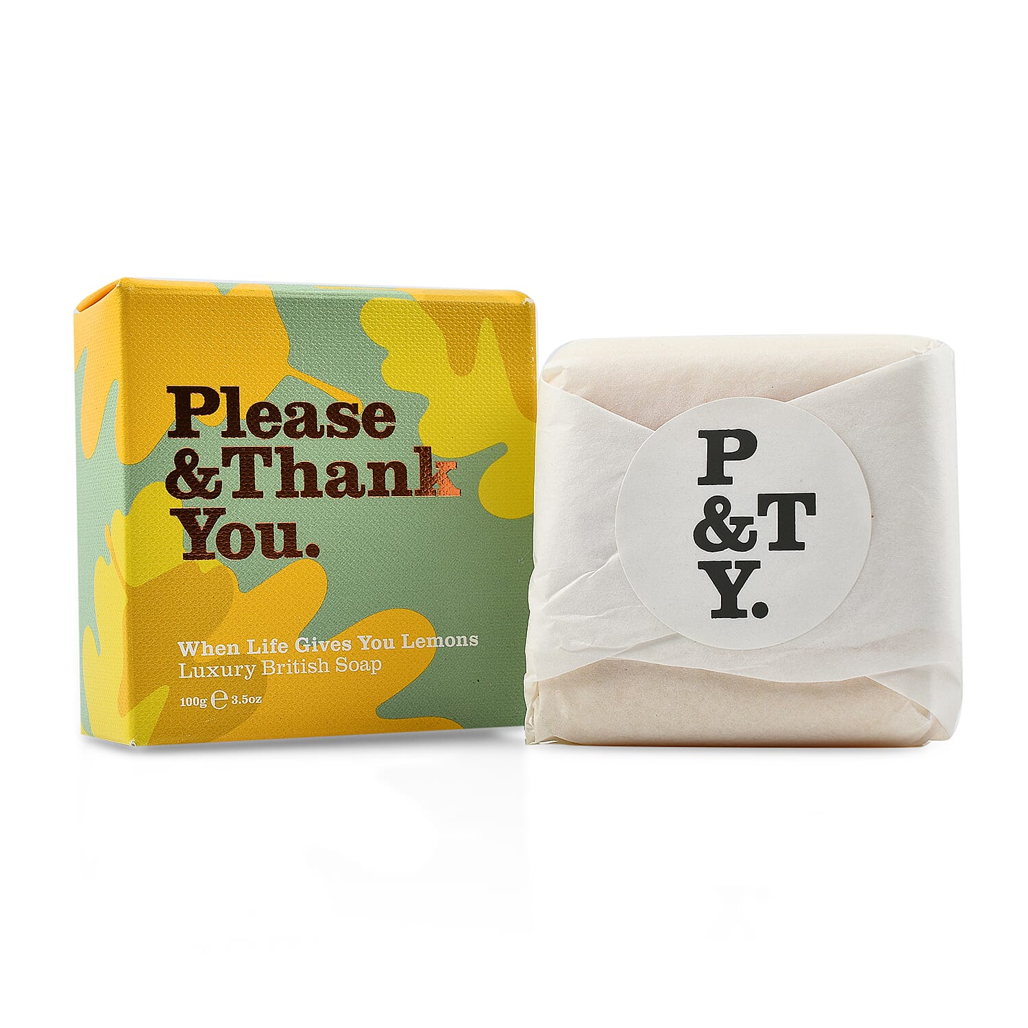 Set of 3 Please and Thank You Soap - Breezy, Green, Lemon