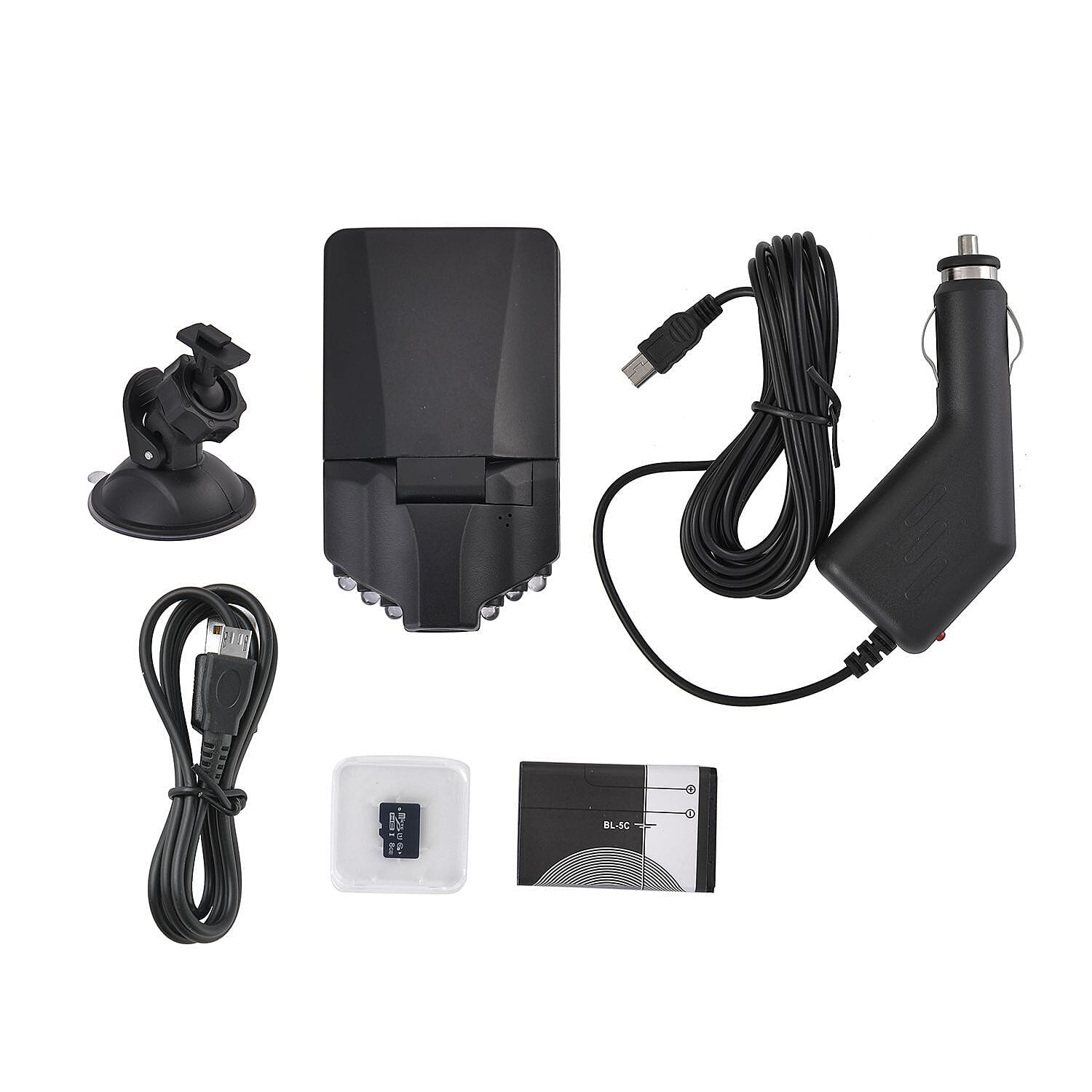 Car Essential Bundle - Dashcam Plus & Rechargeable Wirelss Earphone Glasses
