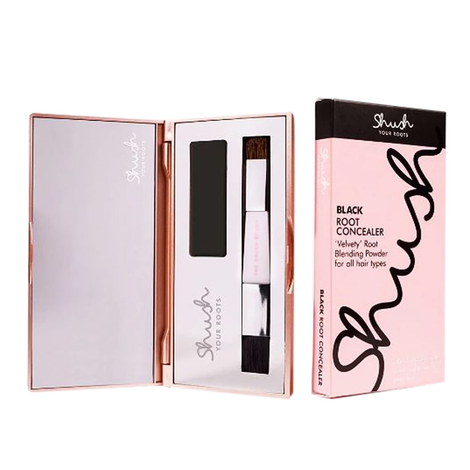 Set of 4 SHUSH- Root Concealer - Black (3G)