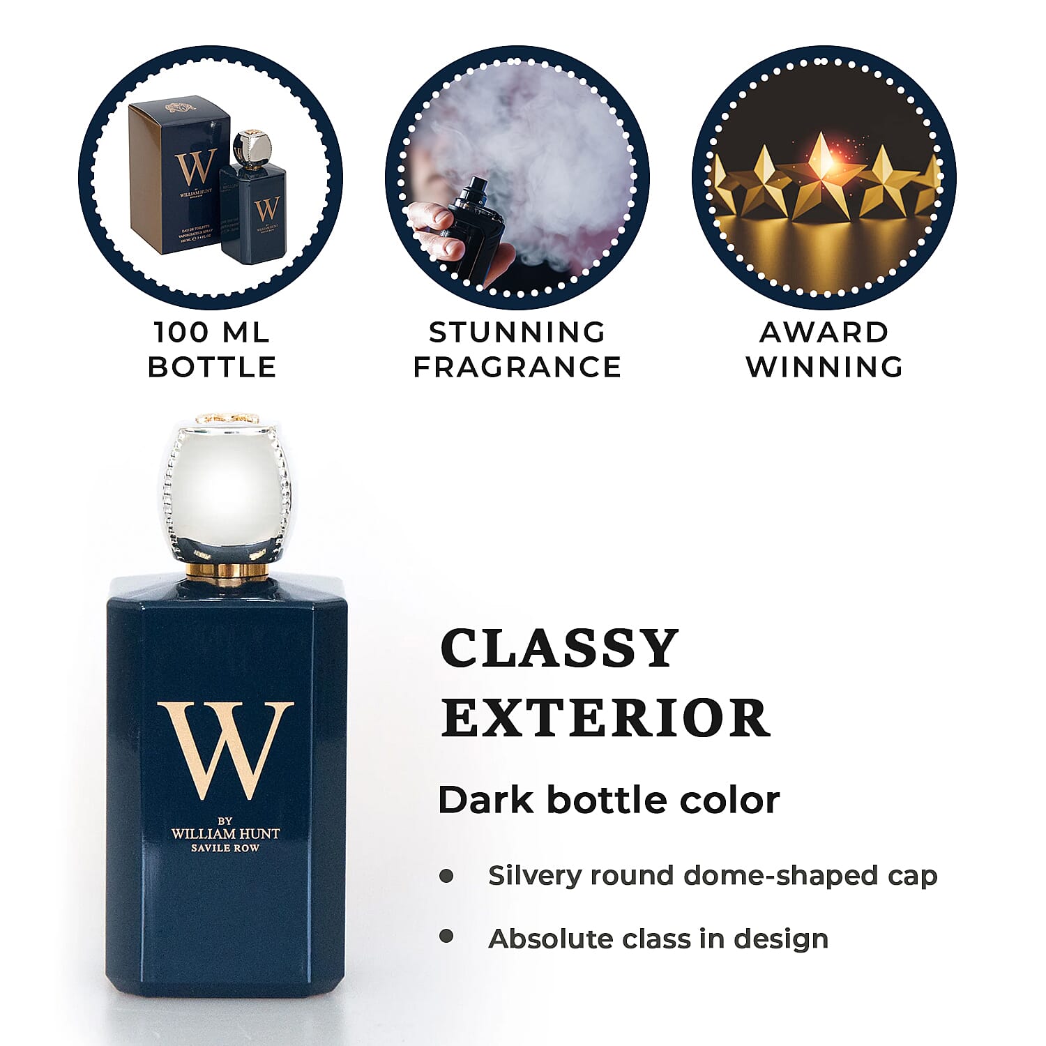 VALUE BUNDLE - x2 W By William Hunt Blue EDT - 100ml