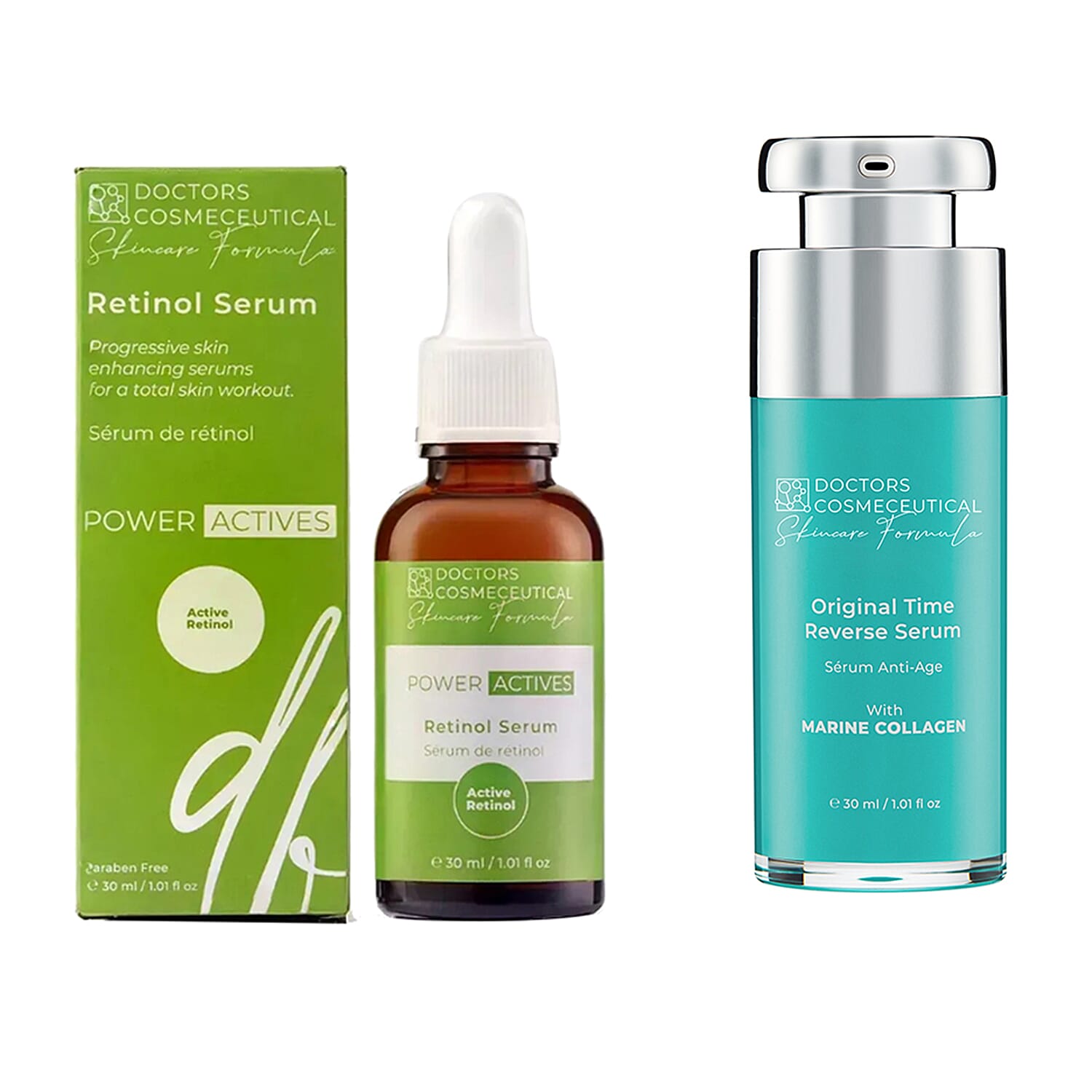 Doctors Formula Time Reverse Serum & Power Active Retinol Serum