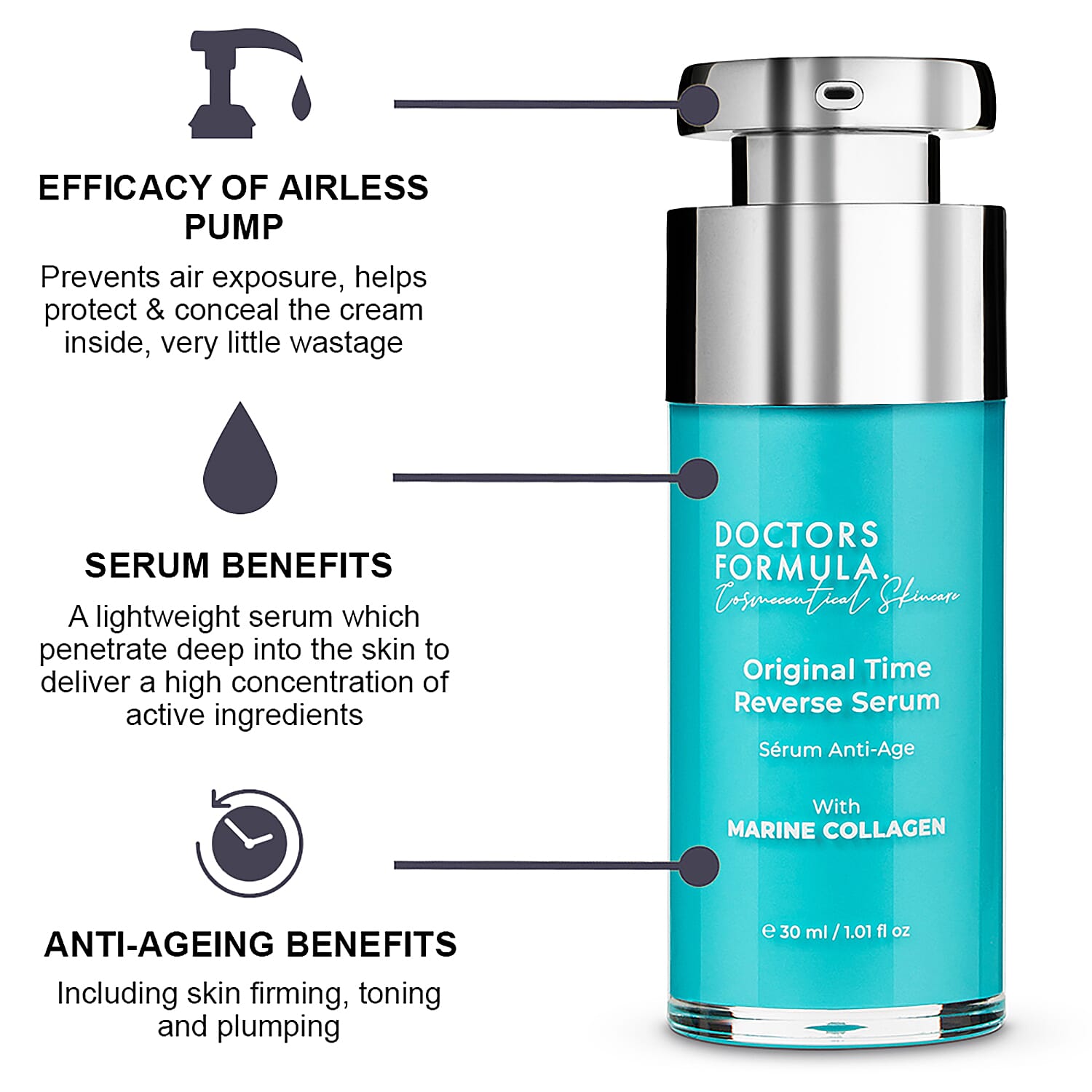Doctors Formula Time Reverse Serum & Power Active Retinol Serum