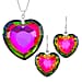 White Magic Colour Crystal  Necklace (Size - 24) Pure White Stainless Steel  0.010  Ct.