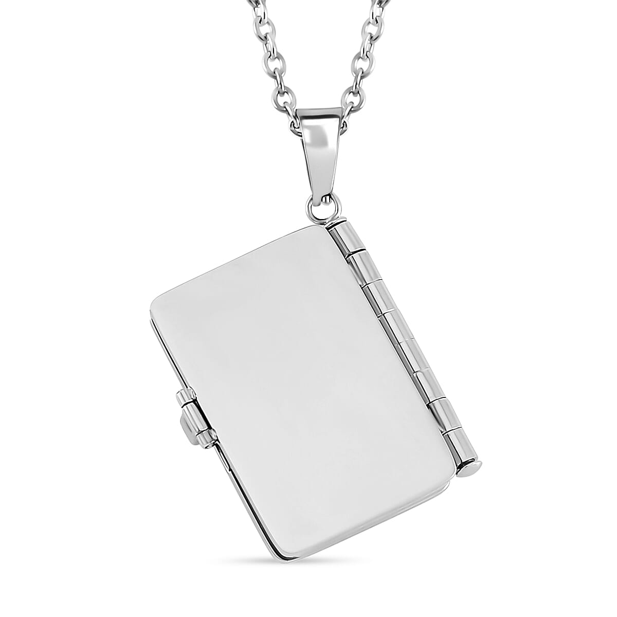 Set of 3 - Holy Bible Openable Pendant With Chain and Presentation Gift Box (30inch - Slider)