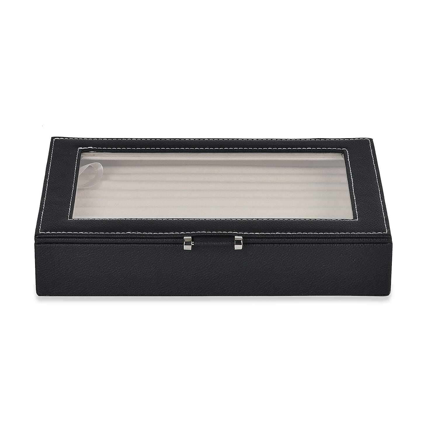 Set of 2 - Black Stylish Jewellery Box