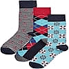 Set of 2 - Close Out - Happy Socks - 3 Pairs Size 7.5 - 11.5