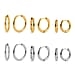 Set of 3 - Huggie Hoop Earrings - Small, Medium, Large