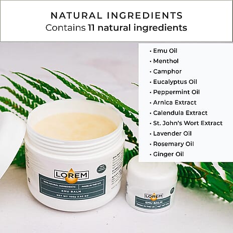 Lorem- Emu Balm (Pain Relief) - 100g and 10g