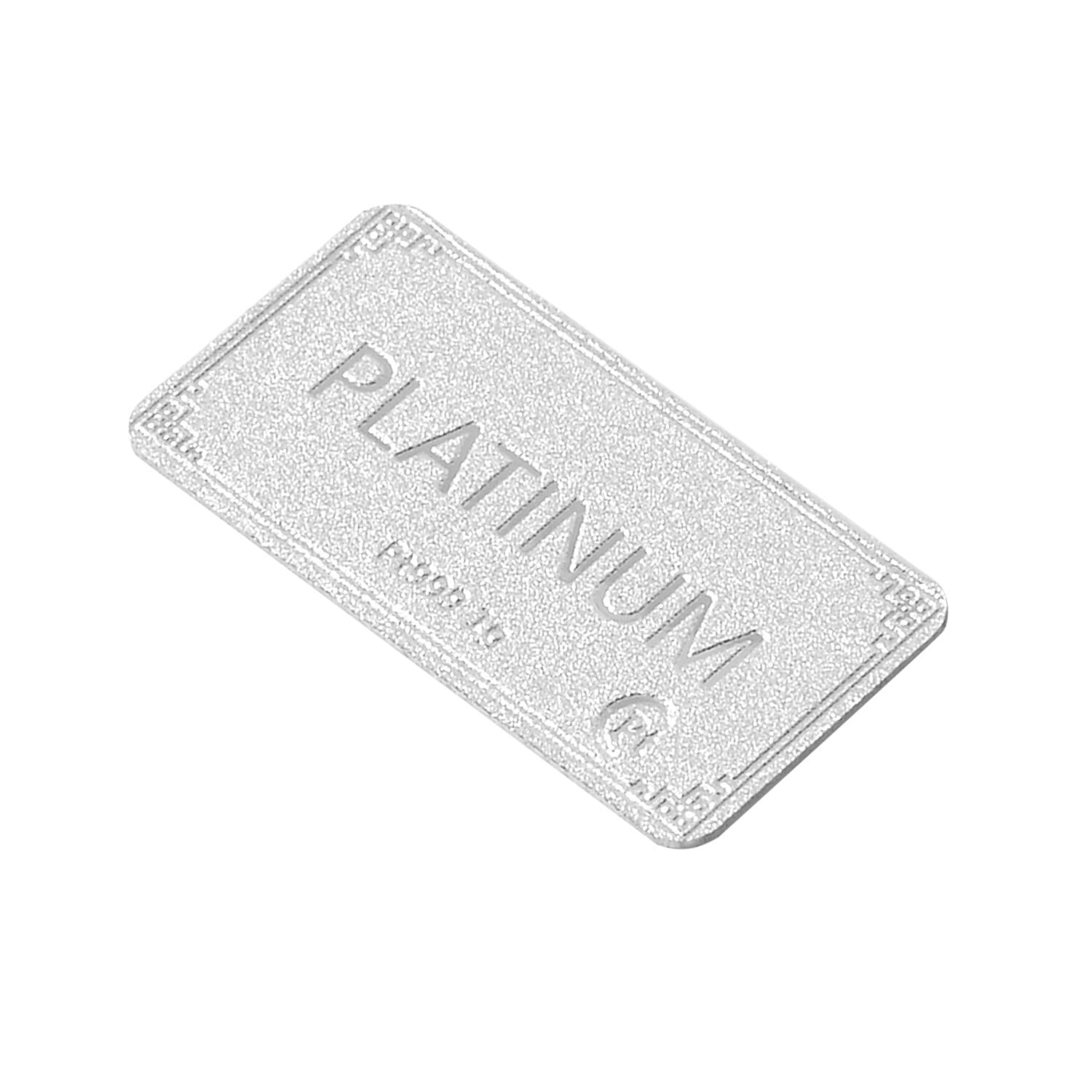 Best Deal on Set of 2 Platinum Bars - 999 Platinum (99.9% Purity) 2 gms