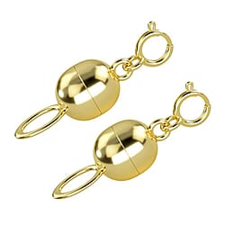 Magnetic Lock Clasp in 9K Yellow Gold