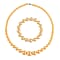 Tahitian Shell Pearl Stretchable Bracelet (Size 7-7.5) and Necklace (Size - 20) With Magnetic Lock