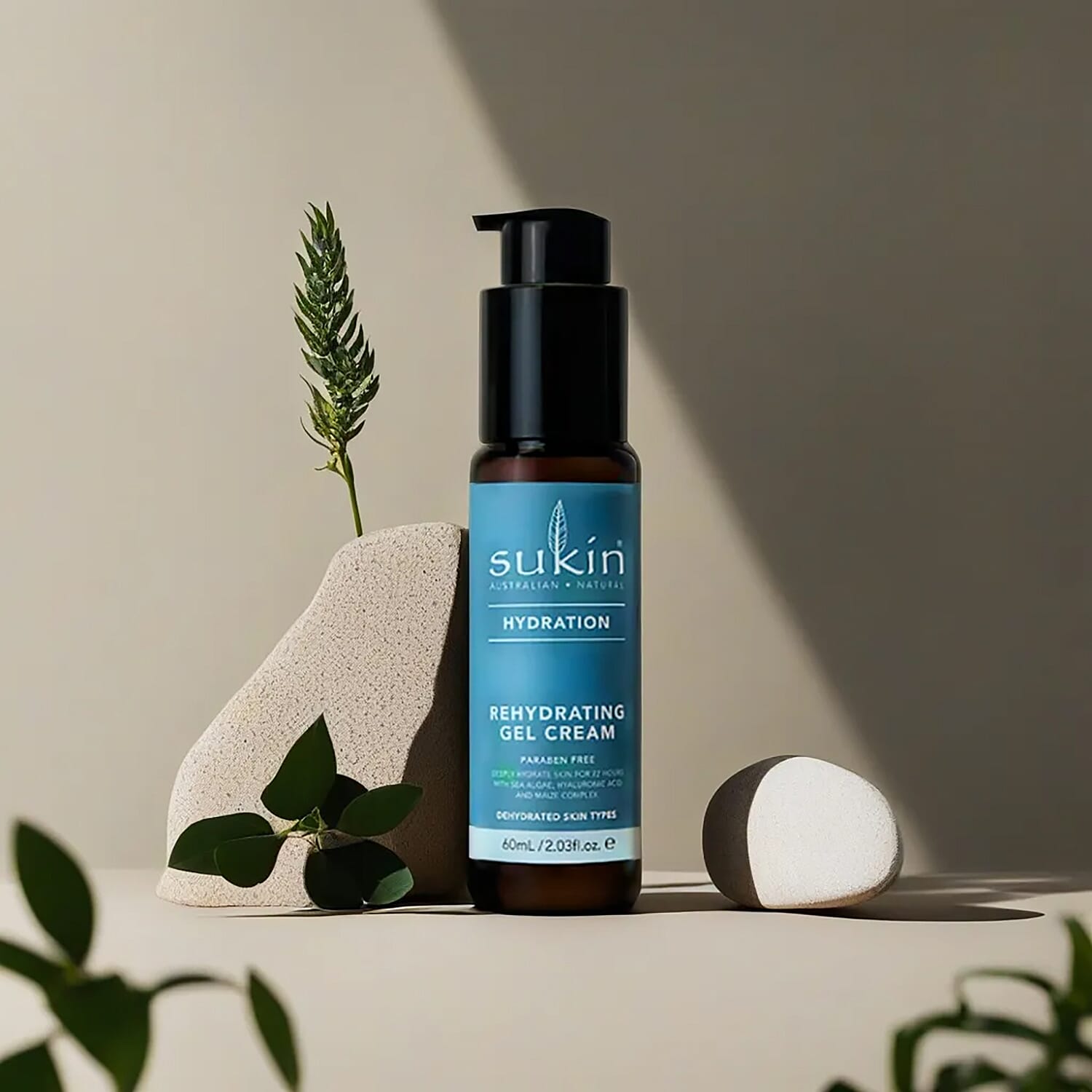 Sukin Hydration Set - Rehydrating Gel Cream - 60ml, Hydrafusion Night Cream - 60ml and Hydra Eye Gel - 15ml