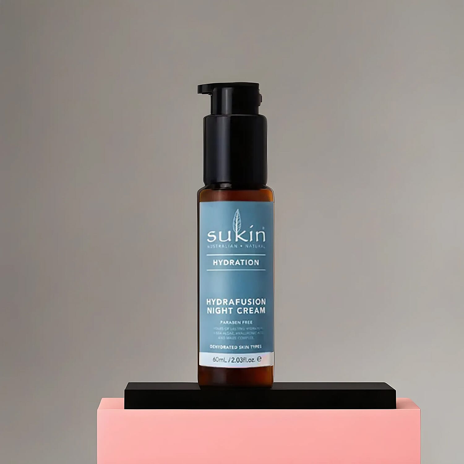 Sukin Hydration Set - Rehydrating Gel Cream - 60ml, Hydrafusion Night Cream - 60ml and Hydra Eye Gel - 15ml