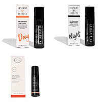 Instant Effects- AM Energiser Day Cream - 30ml & Instant Effects- PM Recovery Night Cream - 30ml & Instant Effects- Tri Active Hyaluronic Serum - 30ml - Bundle