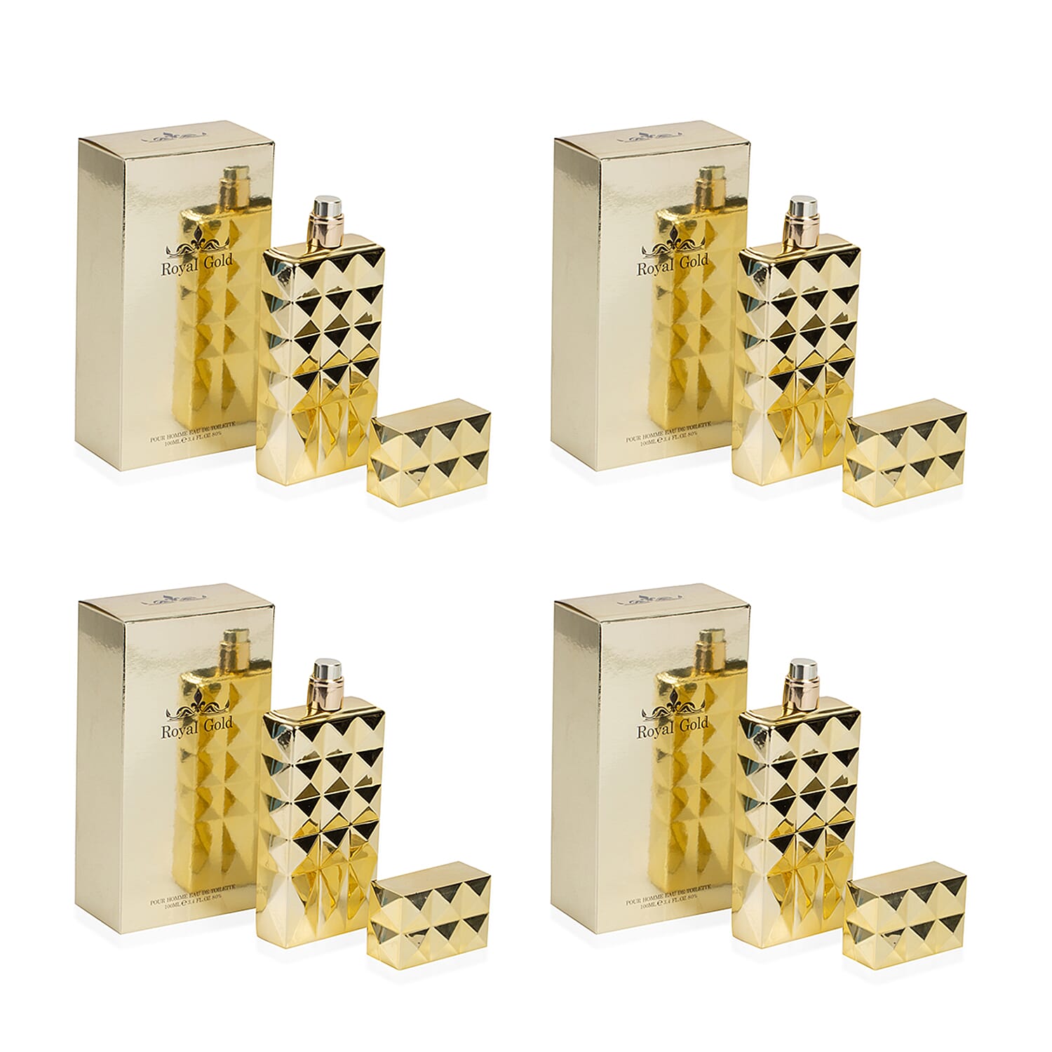 Doorbuster Fragrance Deal - 4 x Royal Gold EDT 100mL