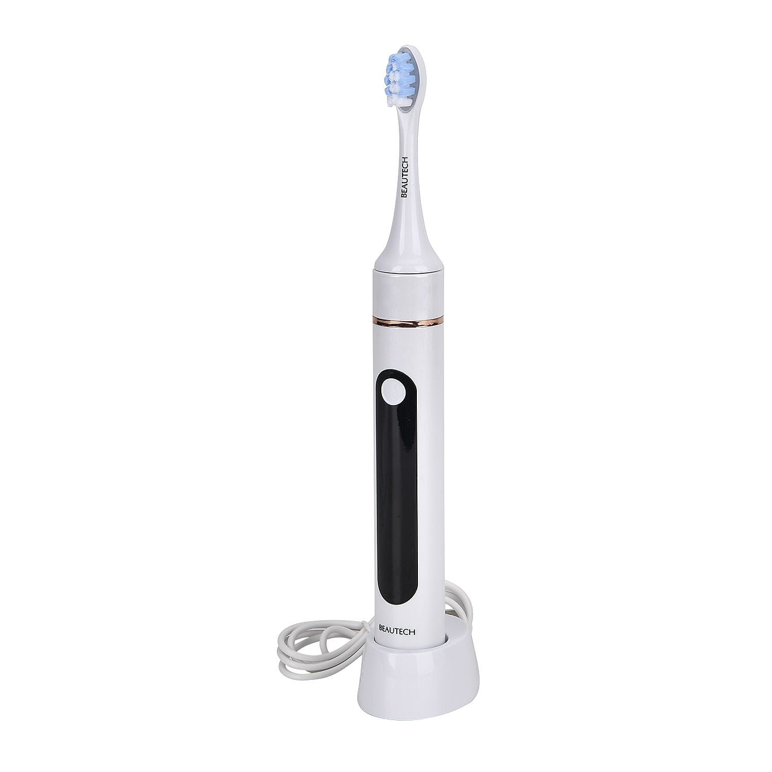 Beautech Dental Bundle - Water Flosser with 3 Heads and IPX7 Waterproof AND LED 5 Mode Toothbrush with 4 Replacement Brush Heads and Dual Charging Options