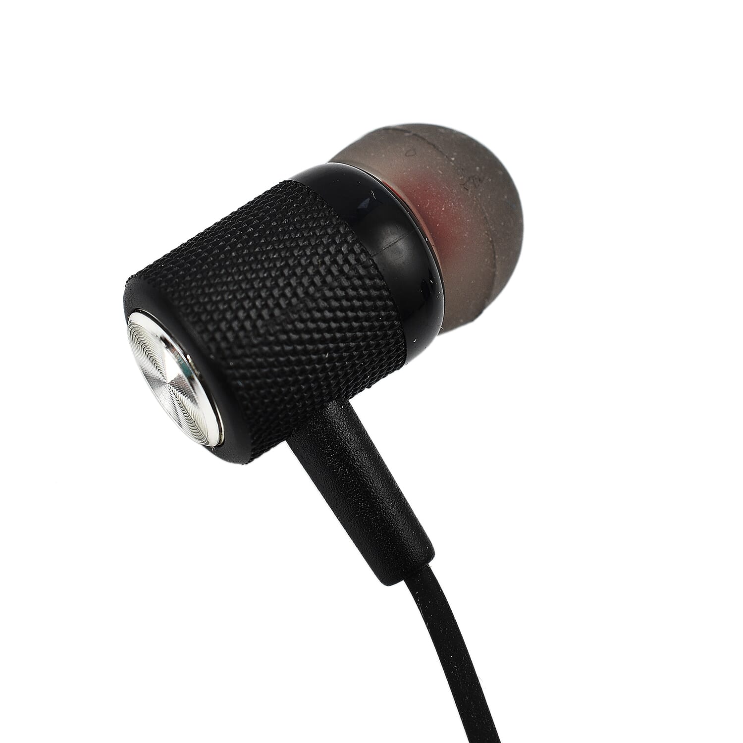 LED Wireless Charging Speaker With FM Radio and Wireless Bluetooth Neckband Earbuds - Black