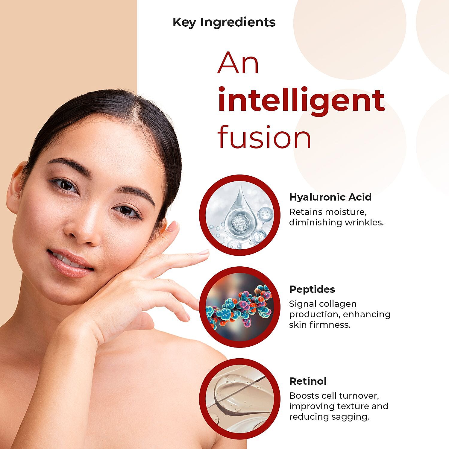 Neck Care Set - Soul Smart Shiatsu Massage Pillow for Neck & Back - Brown with VLCC Shape Up Chin and Neck Firming Cream