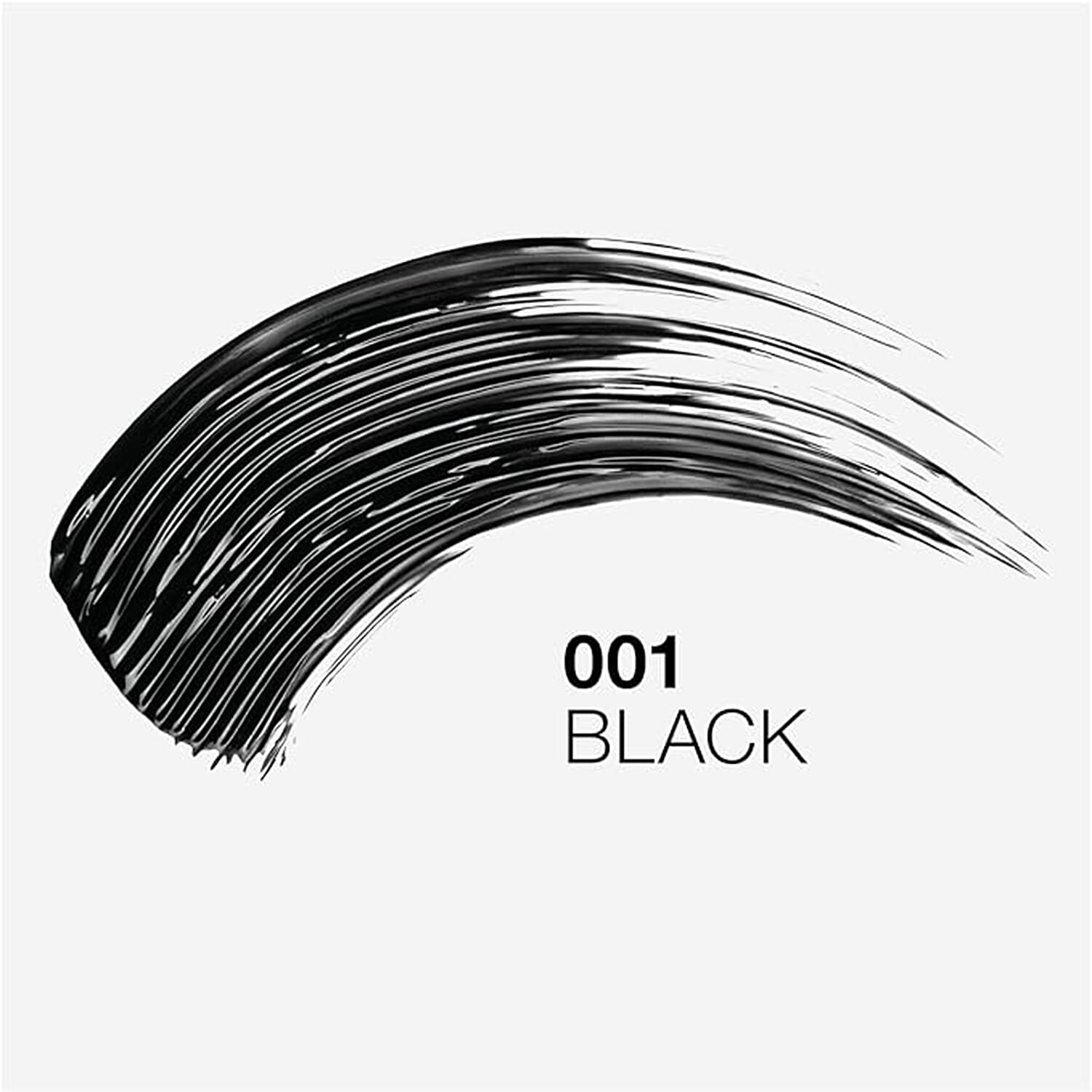 Eye Look Set - Shavata- Kylie Stencil with Double Ended Pencil (4x3 = 12 Brow Shape Sheets) and Manhattan Eyemazing 12ml Mascara - Black