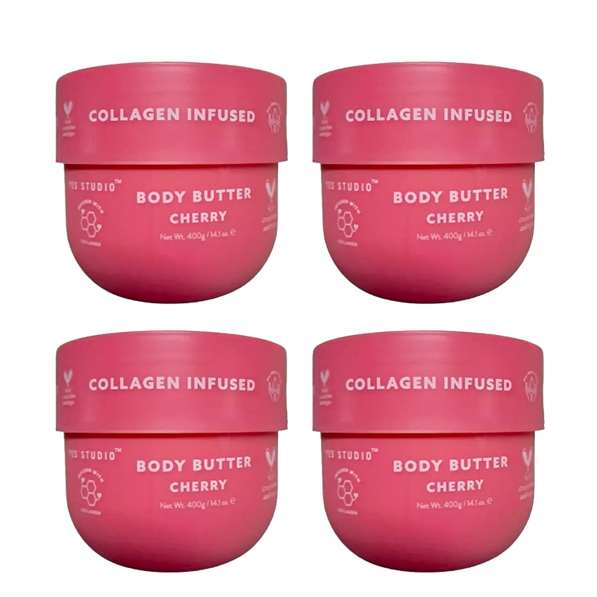 Bundle of 2- Yes Studio Cherry Licious Body Butter - 400Gms Each