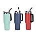 Insulated Steel Mug With Straw WIth Hot & Cold Insulation - 1200ML