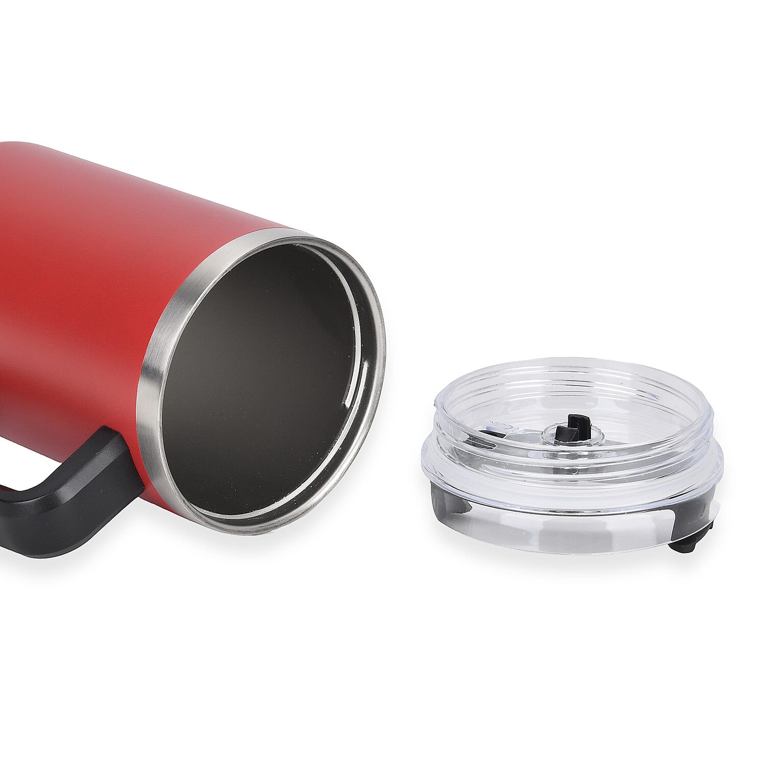 Set of 3 - 40oz Stainless Steel Tumbler with Straw - Red, Navy and Turquoise