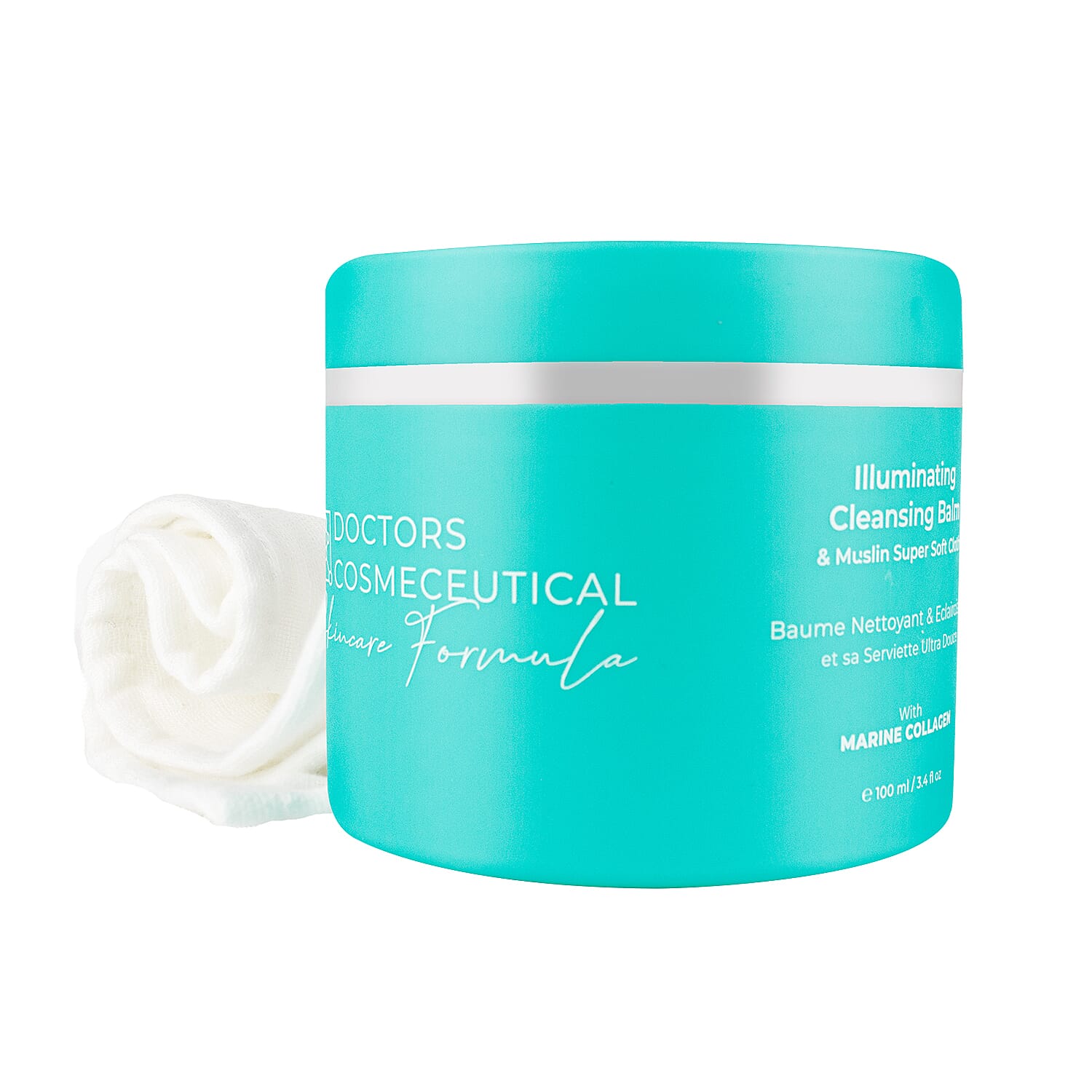 Doctors Formula Offer - Marine Collagen - Eye Cream 15mL, Anti-Ageing Day Moisturiser - 50mL & Illuminating Cleansing Balm with Muslin Clot- 100mL