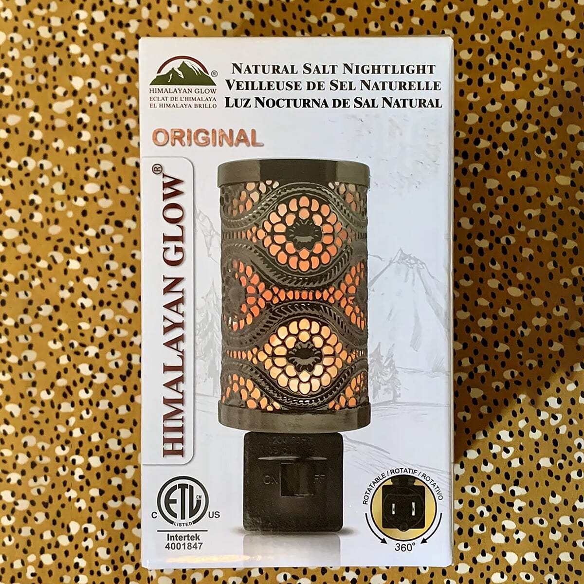 Pack of 2 Original Ornate Himalayan Glow Natural Salt Nightlight Lamp