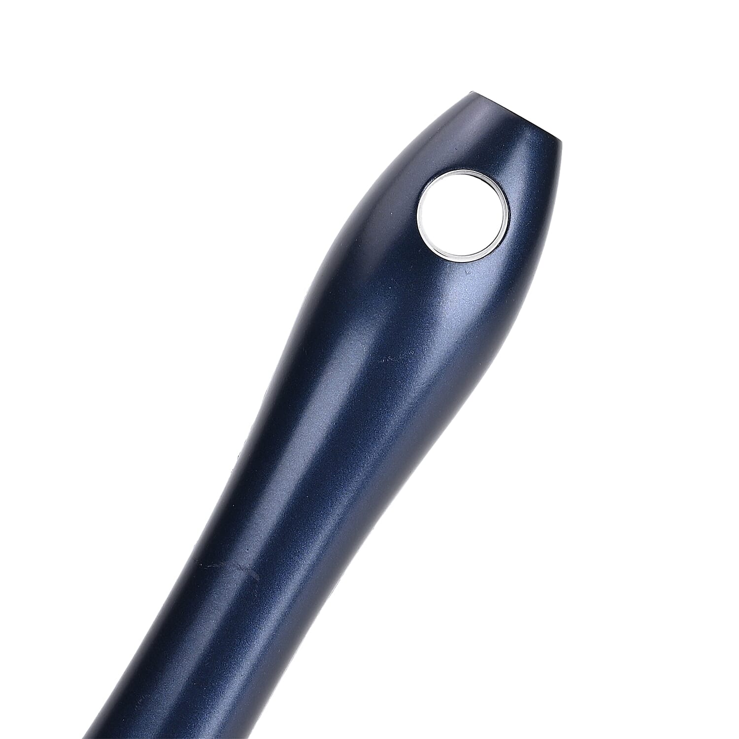 Neomi - Set of 2 Small Portable Easy Clean Retractable Rotating Hairbrushes - Navy