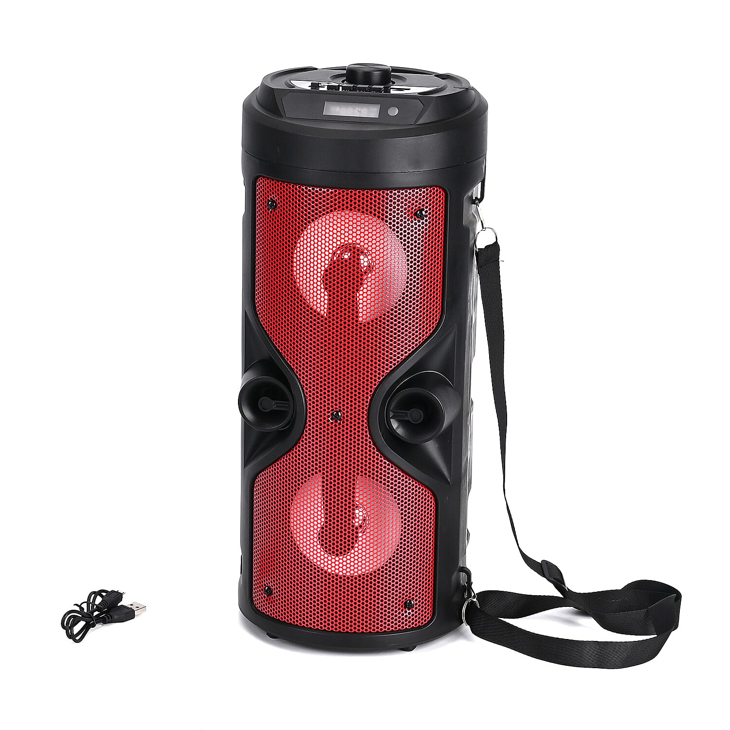 Andrews Christmas Bundle Deal - Bluetooth Speaker With RGB Light & Wireless Headphones with Noise-cancellation - Black