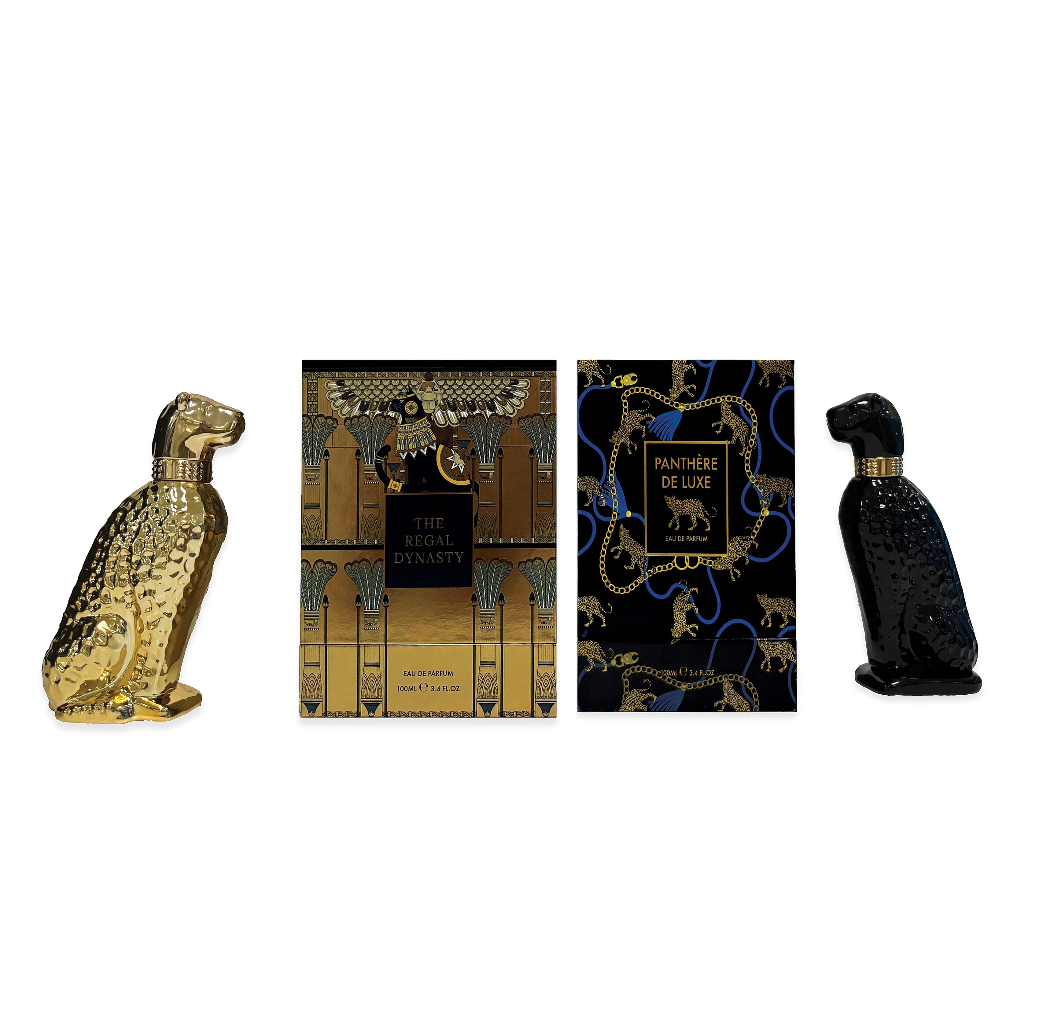 Laurelle Gold and Black Leopard EDP 100mL each