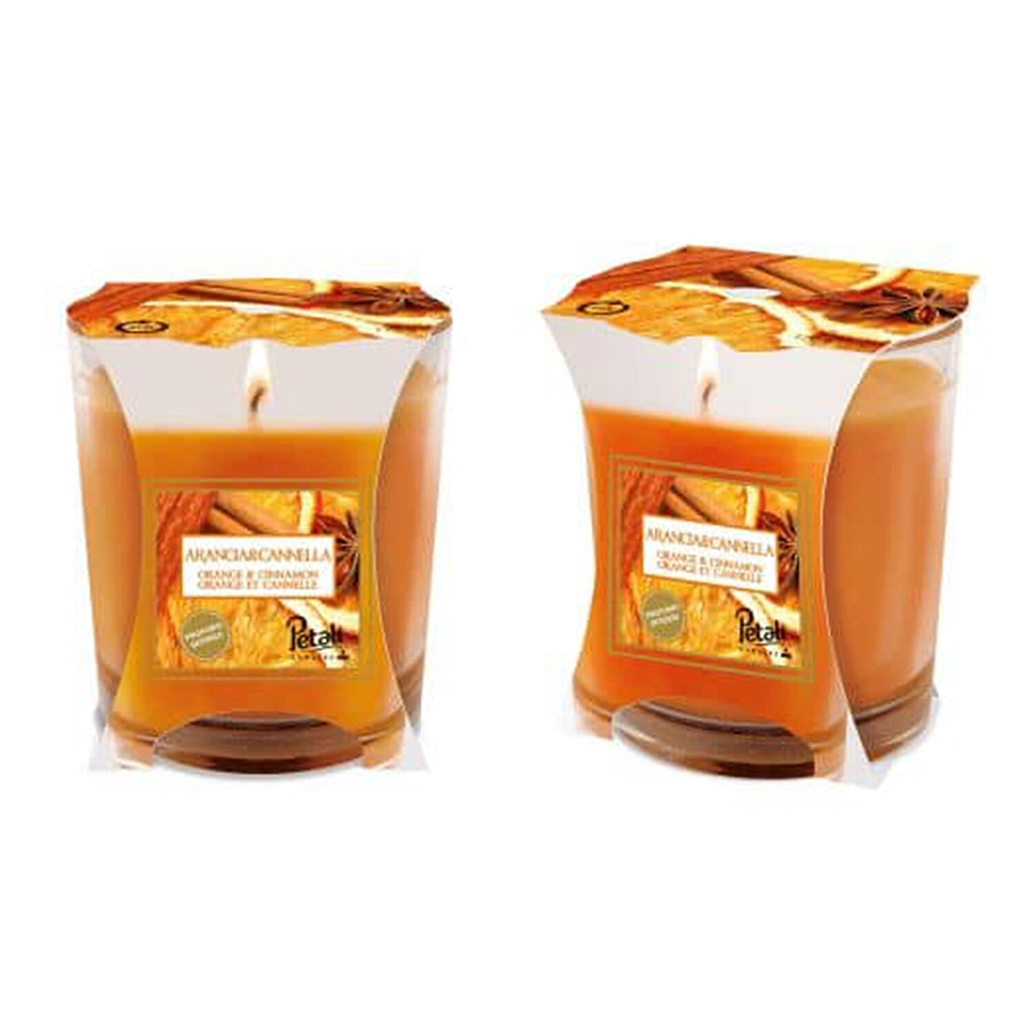 Set of 4 - Prices Candles Petali (Berry, Vanilla, Orange & Apple Spice) Medium Candle Jar With 45 Hours Burn Time
