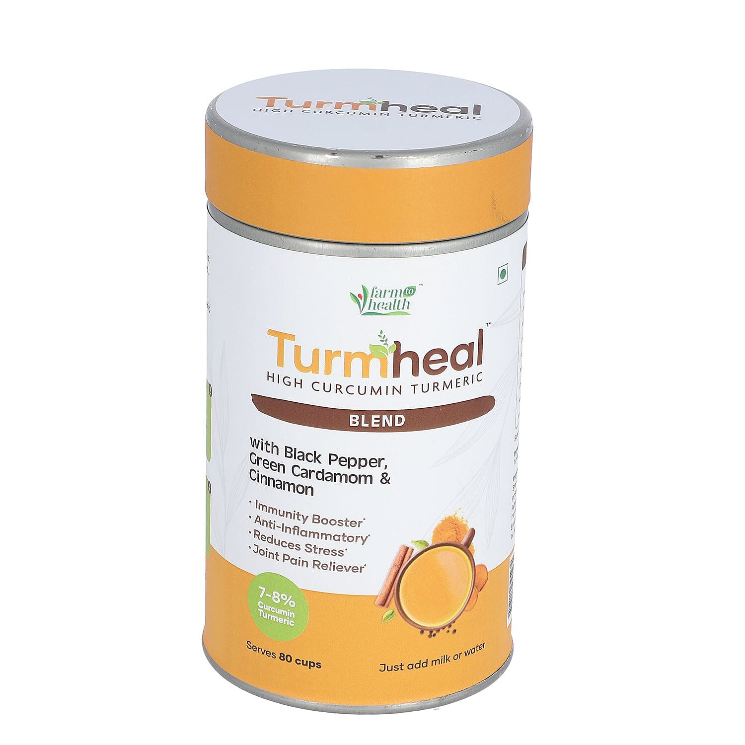 Set of 3 - Turmheal with Black Pepper, Green Cardamom and Cinnamon - 100 Gms