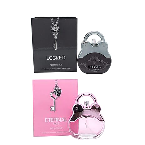 Locked for Him EDP and Her EDT - 100mL each